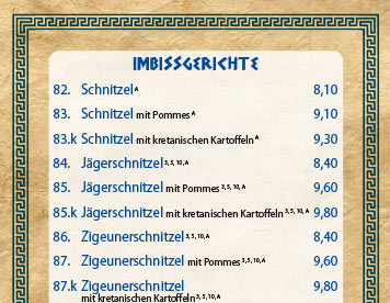 Speisekarte im Haus - Seite 11